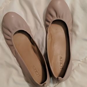 J Crew nude ballet flats